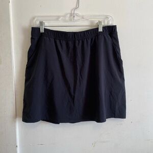 Toad&Co Black Athletic Skort with Side Pockets